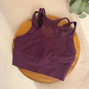 Lululemon | High Neck Mesh Sports Bra | Size 4